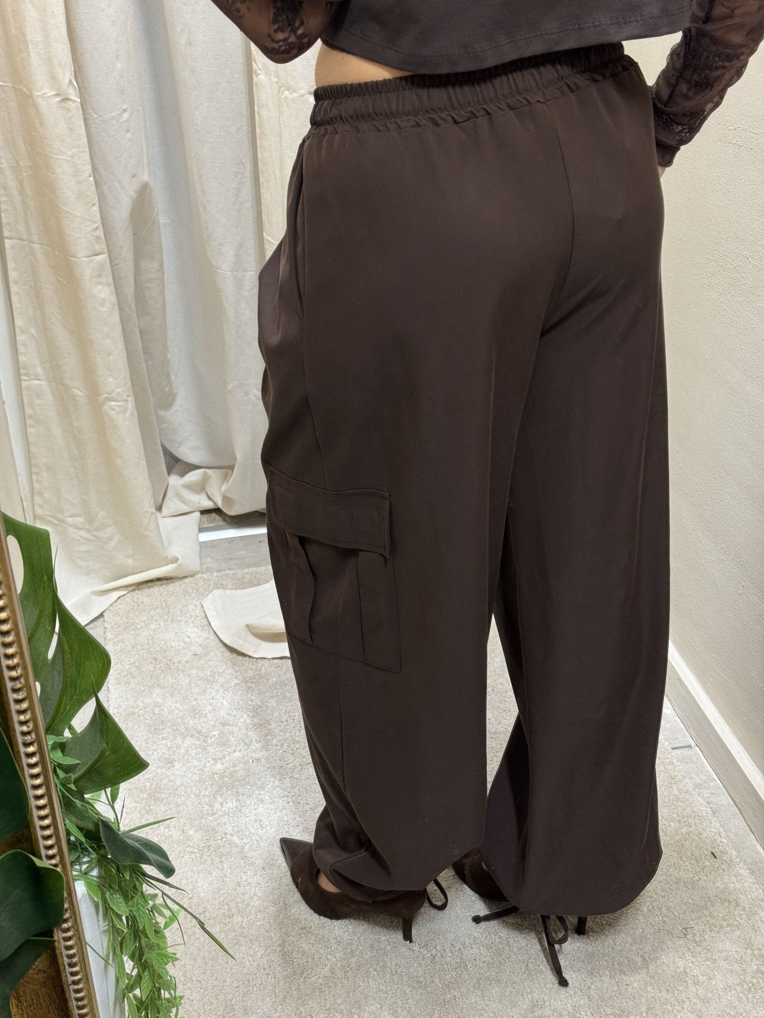 Pantalone cargo con coulisse sul fondo Susy Mix - GiuGiò | Shop online
