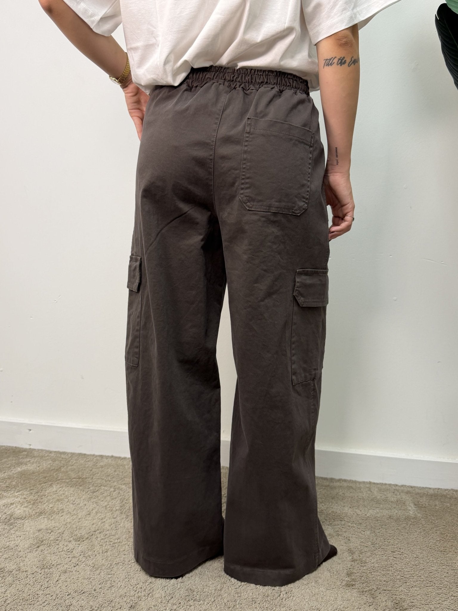 Pantalone cargo in cotone MyD - GiuGiò | Shop online