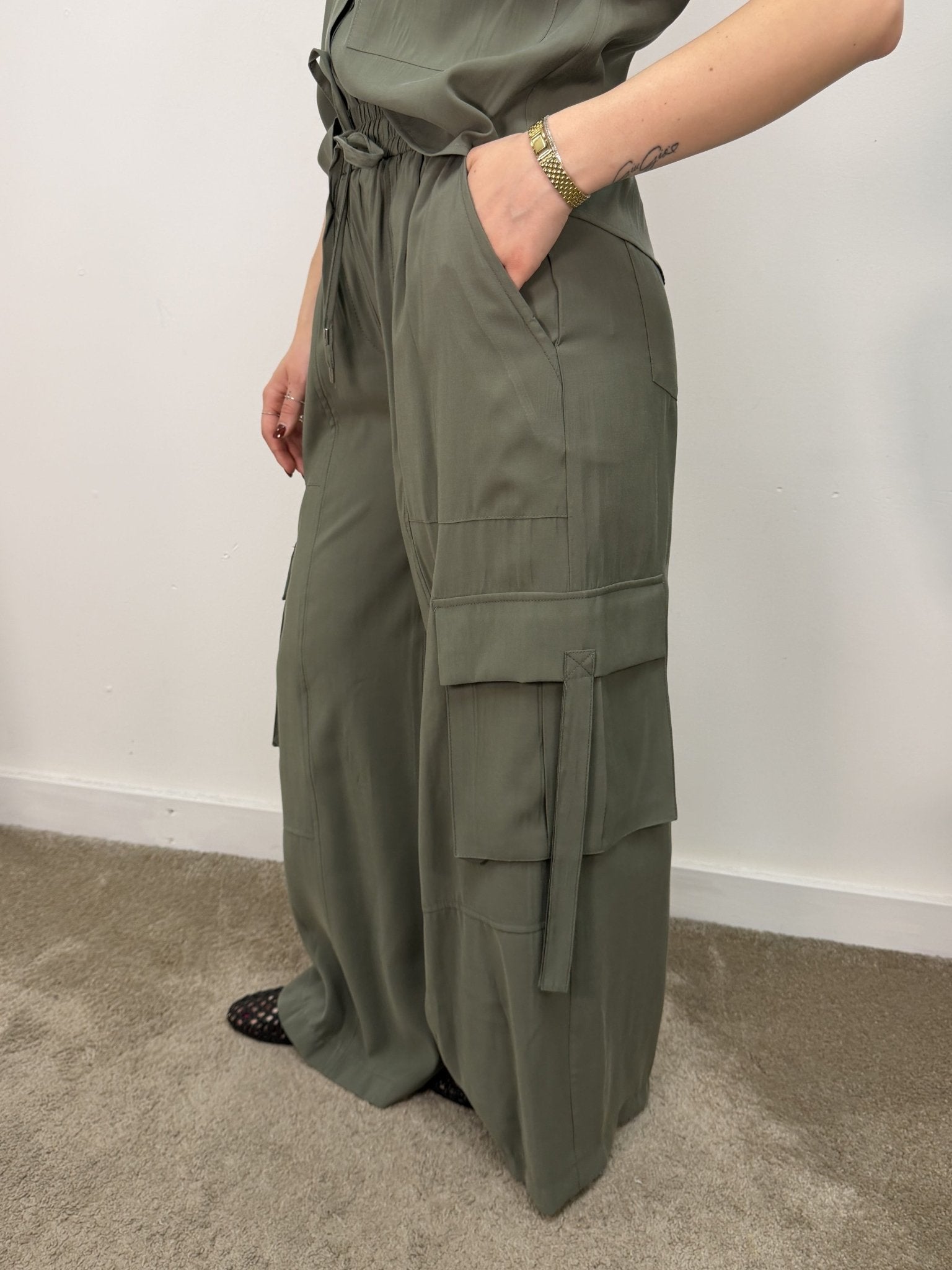 Pantalone cargo in cupro Tensione In - GiuGiò | Shop online