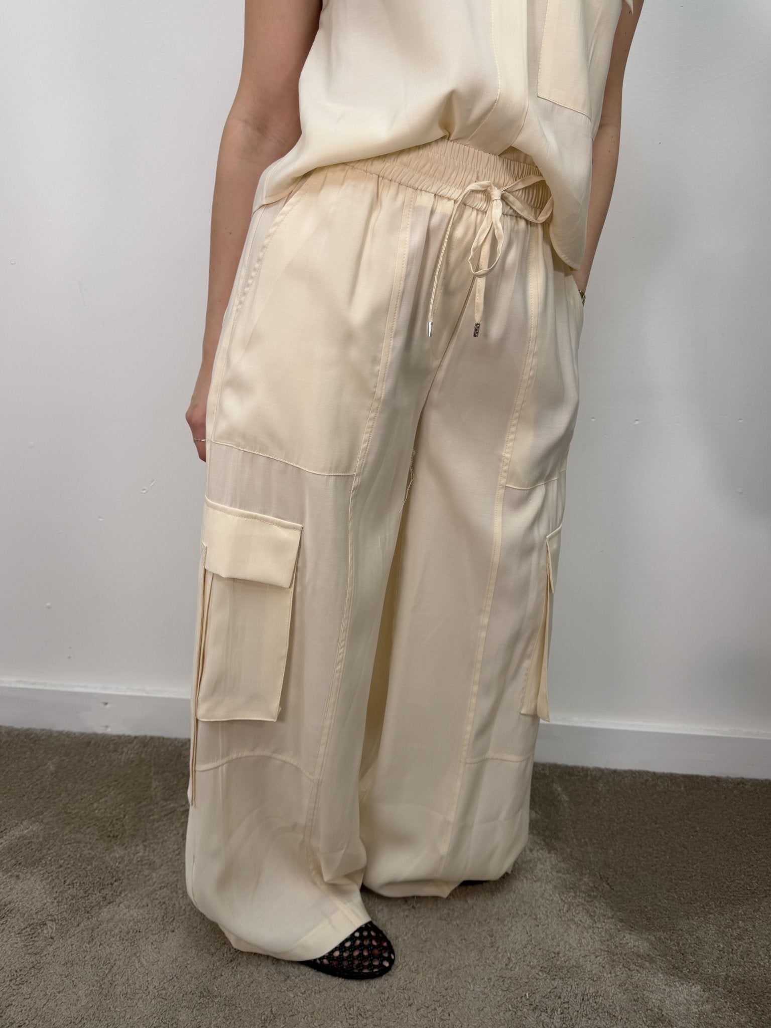 Pantalone cargo in cupro Tensione In - GiuGiò | Shop online
