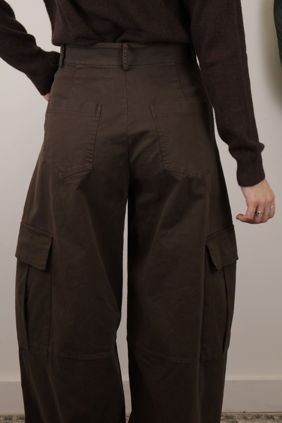 Pantalone cargo in gabardine Susy Mix - GiuGiò | Shop online