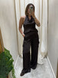 Pantalone cargo in raso MyD - GiuGiò | Shop online