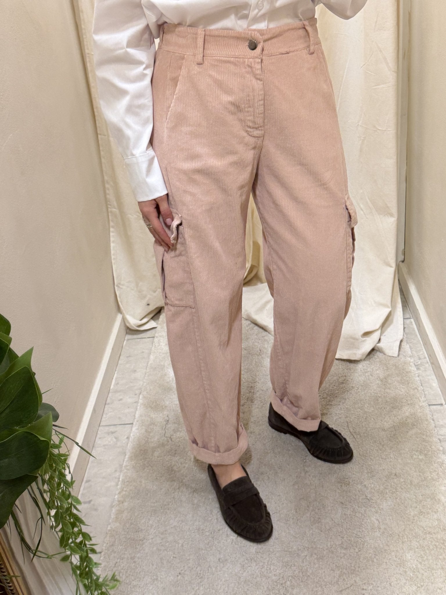 Pantalone cargo in velluto rocciatore Susy Mix - GiuGiò | Shop online