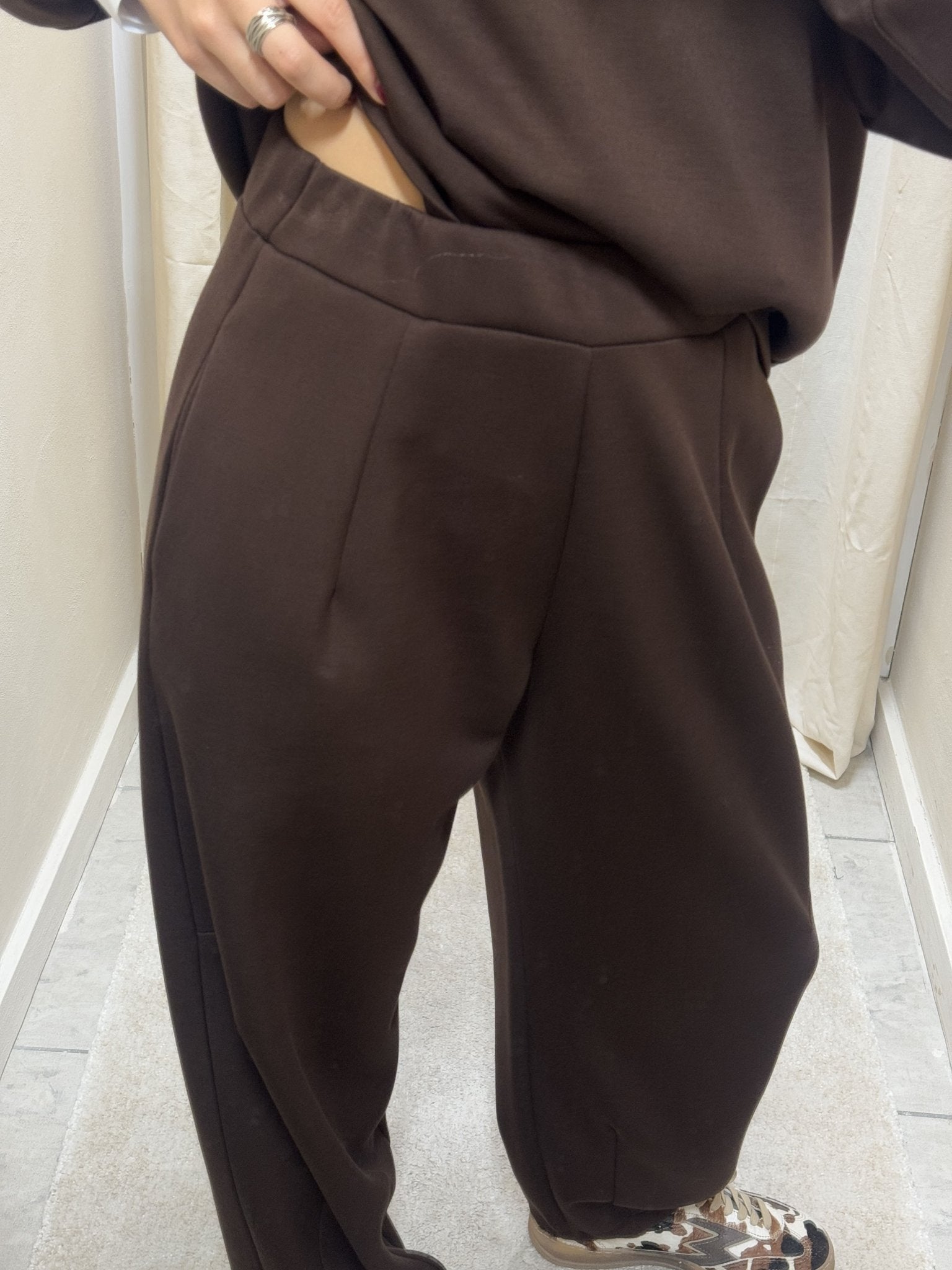 Pantalone carrot misto viscosa MyD - GiuGiò | Shop online