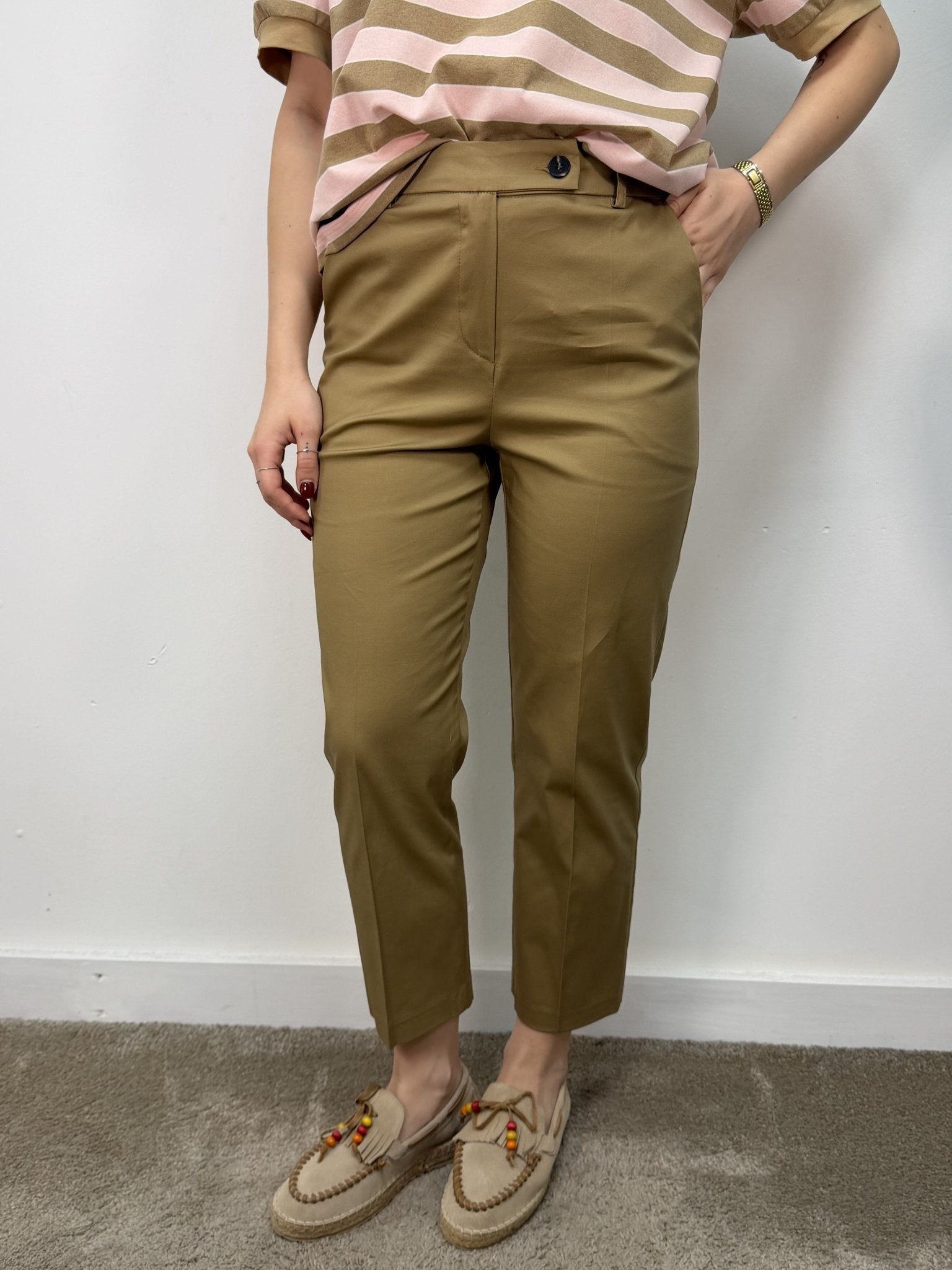 Pantalone chino in cotone Tensione In - GiuGiò | Shop online