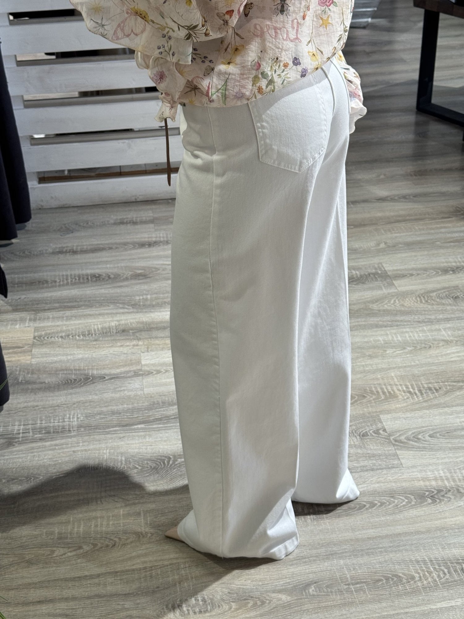Pantalone denim gamba dritta con cintura Tensione In - GiuGiò | Shop online