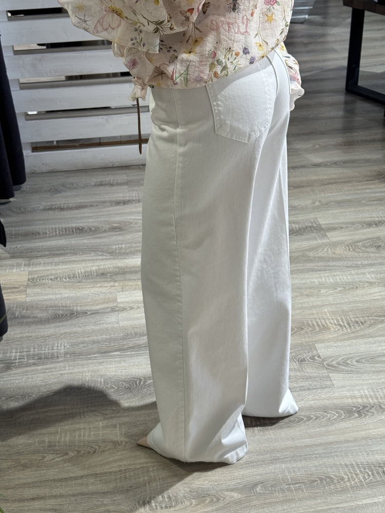 Pantalone denim gamba dritta con cintura Tensione In - GiuGiò | Shop online