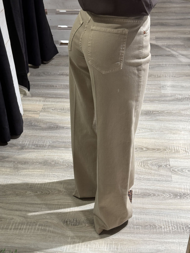 Pantalone denim gamba dritta con cintura Tensione In - GiuGiò | Shop online