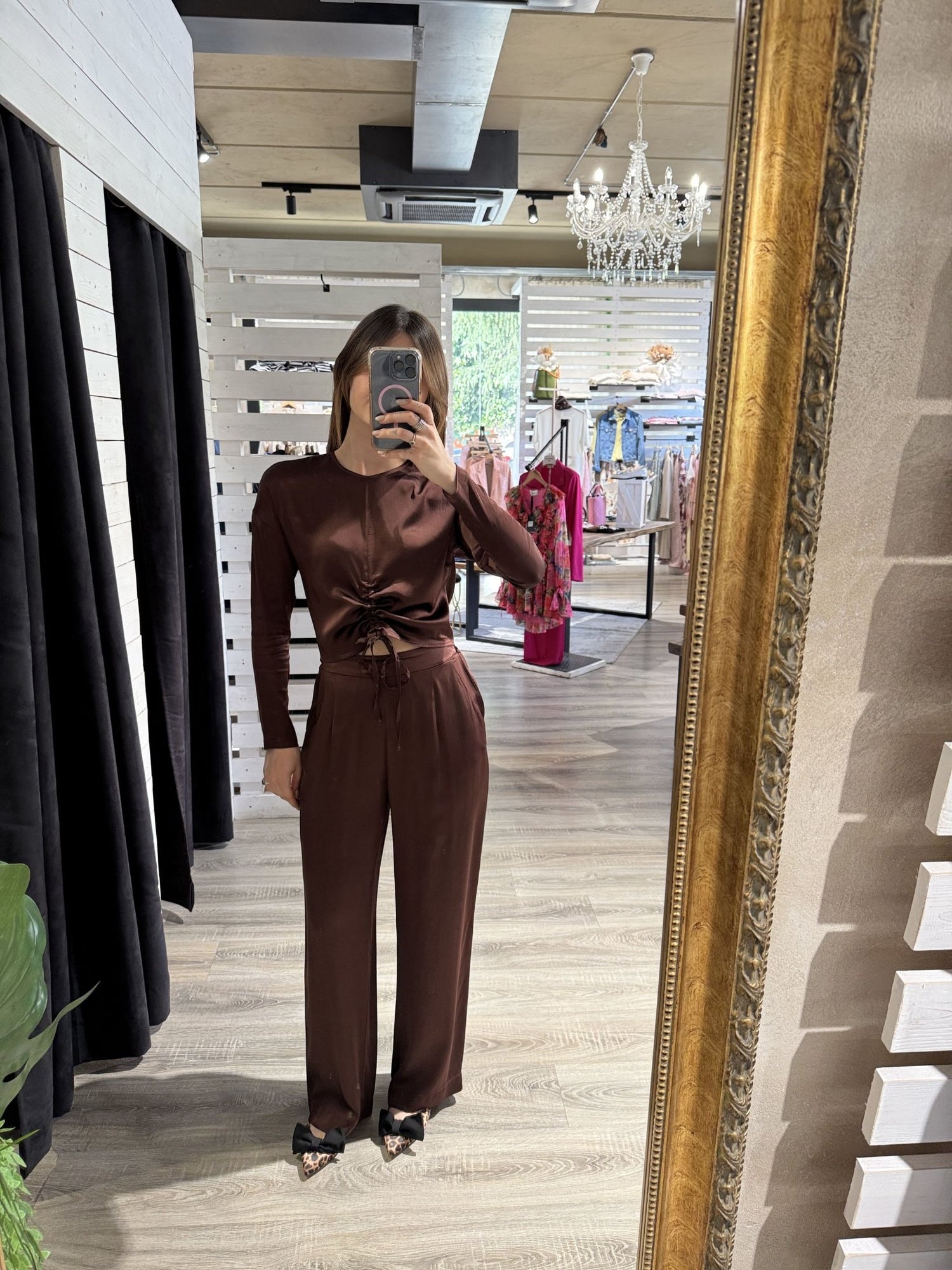 Pantalone dritto in viscosa HaveOne - GiuGiò | Shop online