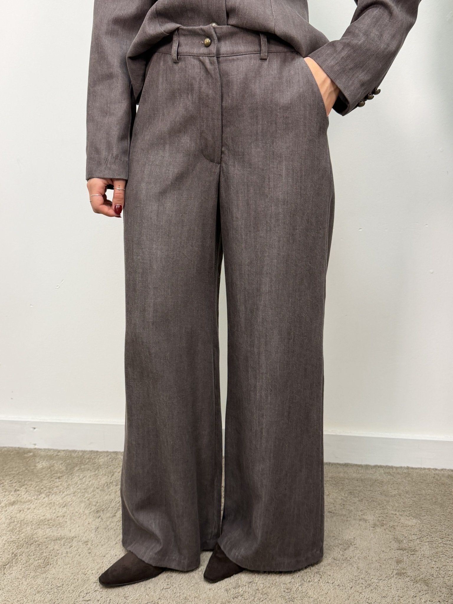 Pantalone dritto mano pesca MyD - GiuGiò | Shop online
