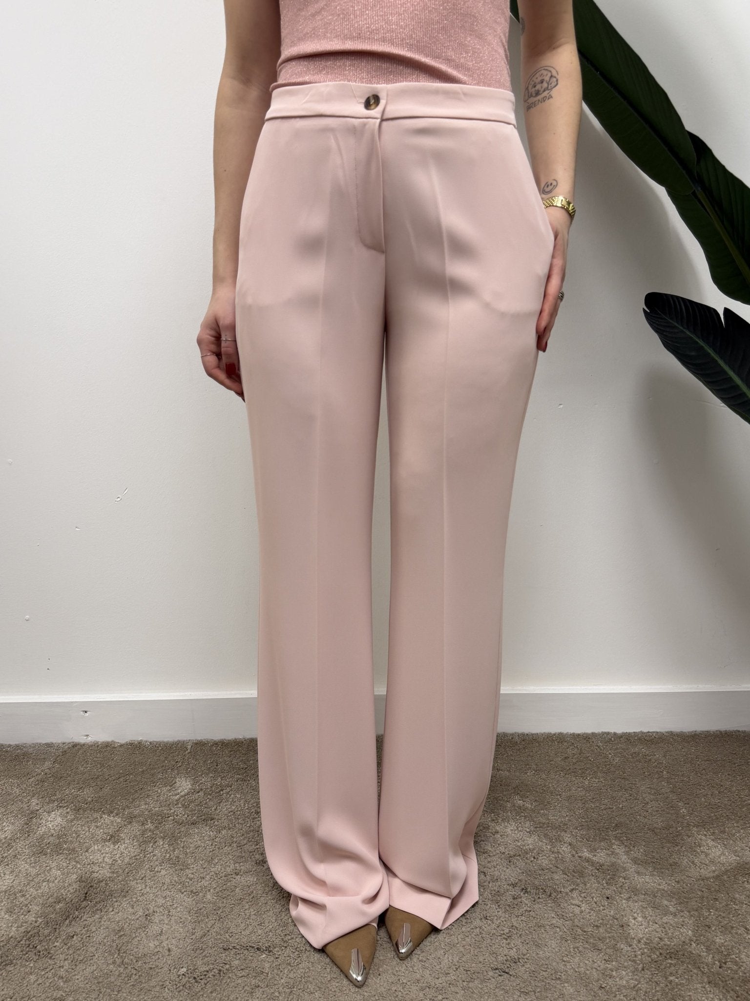 Pantalone fluido gamba dritta MyD - GiuGiò | Shop online