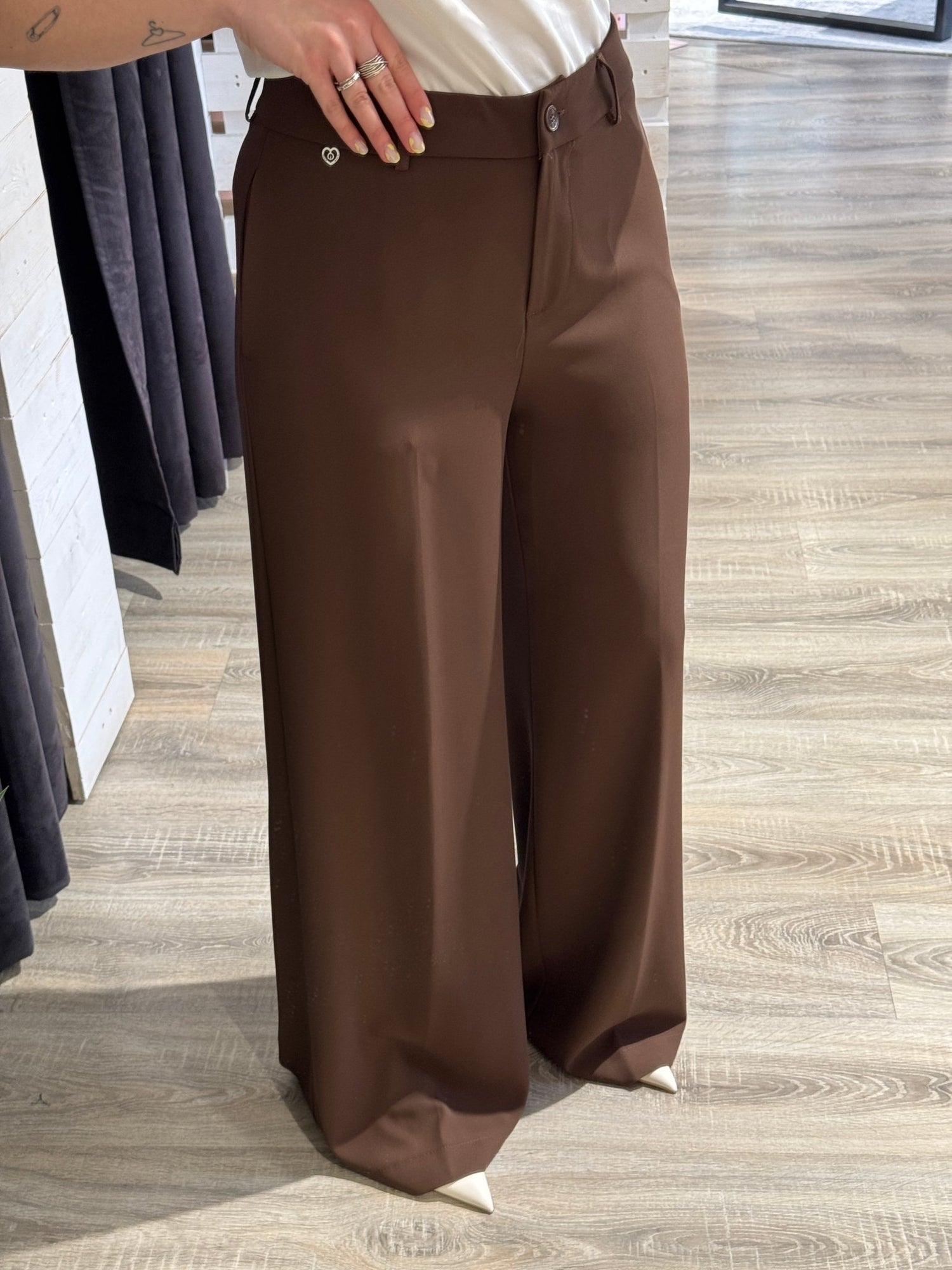 Pantalone fluido gamba dritta Please - GiuGiò | Shop online