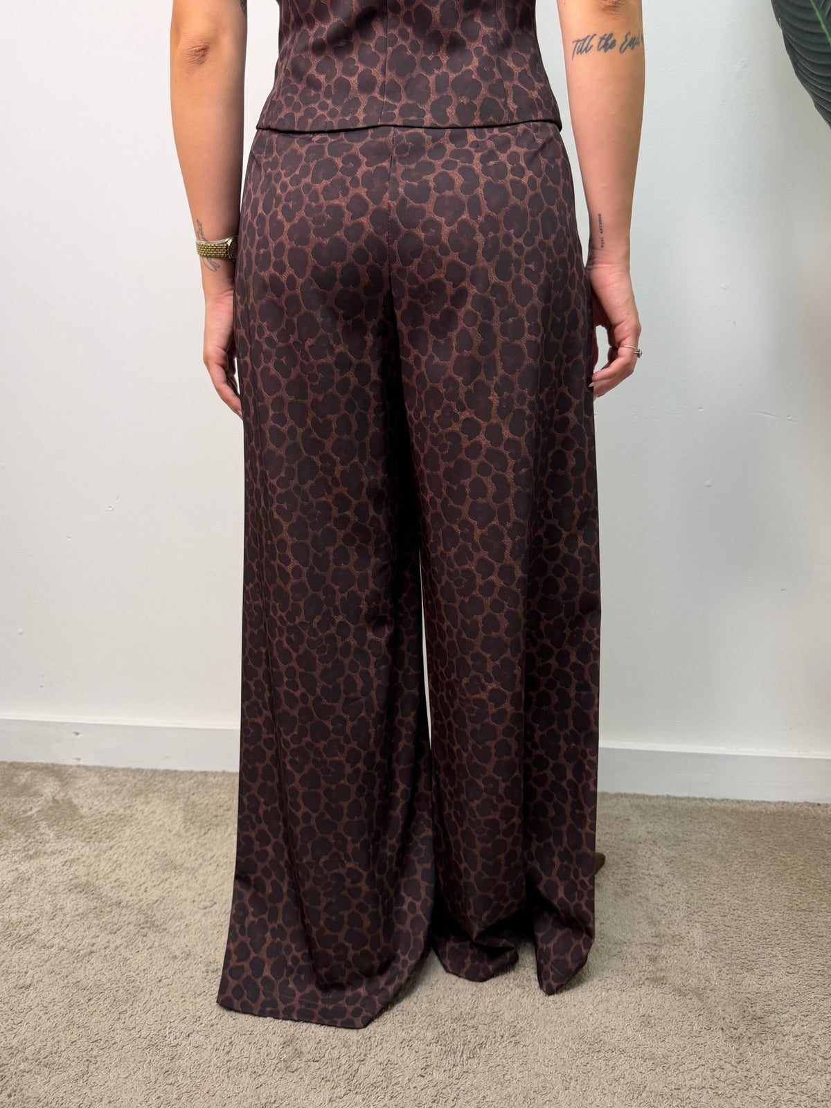 Pantalone fluido stampa maculata Imperial - GiuGiò | Shop online