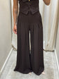 Pantalone gamba ampia doppia pinces Imperial - GiuGiò | Shop online