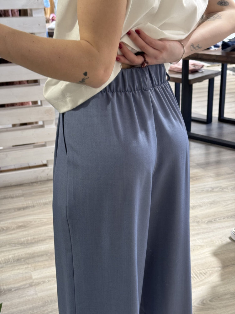 Pantalone gamba ampia doppia pinces Susy Mix - GiuGiò | Shop online