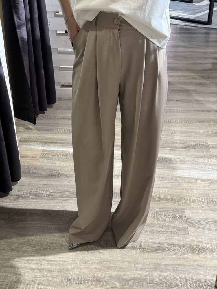 Pantalone gamba ampia doppia pinces Susy Mix - GiuGiò | Shop online