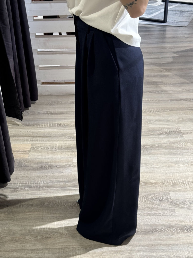 Pantalone gamba ampia doppia pinces Susy Mix - GiuGiò | Shop online
