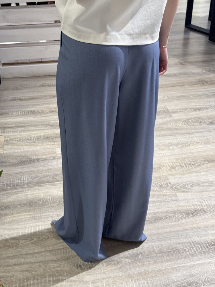 Pantalone gamba ampia doppia pinces Susy Mix - GiuGiò | Shop online