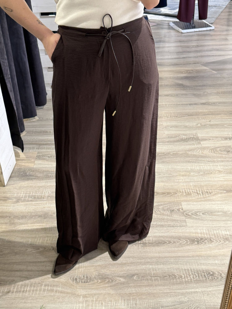 Pantalone gamba dritta con elastico e coulisse Susy Mix - GiuGiò | Shop online