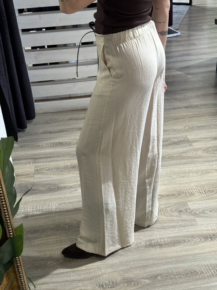 Pantalone gamba dritta con elastico e coulisse Susy Mix - GiuGiò | Shop online
