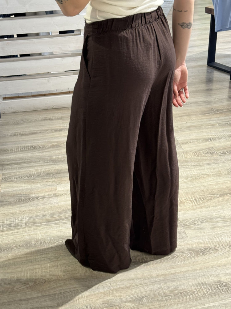Pantalone gamba dritta con elastico e coulisse Susy Mix - GiuGiò | Shop online