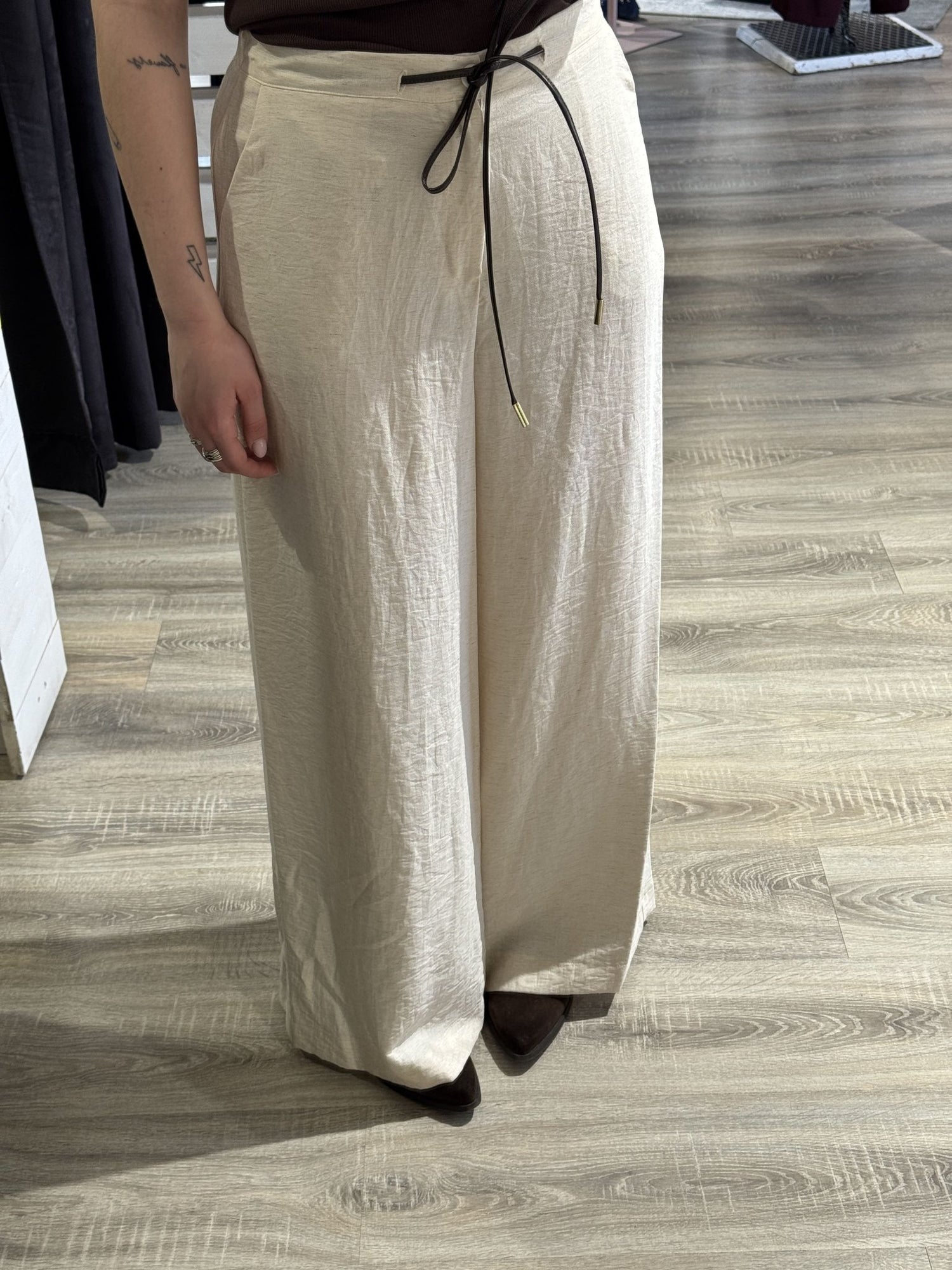 Pantalone gamba dritta con elastico e coulisse Susy Mix - GiuGiò | Shop online