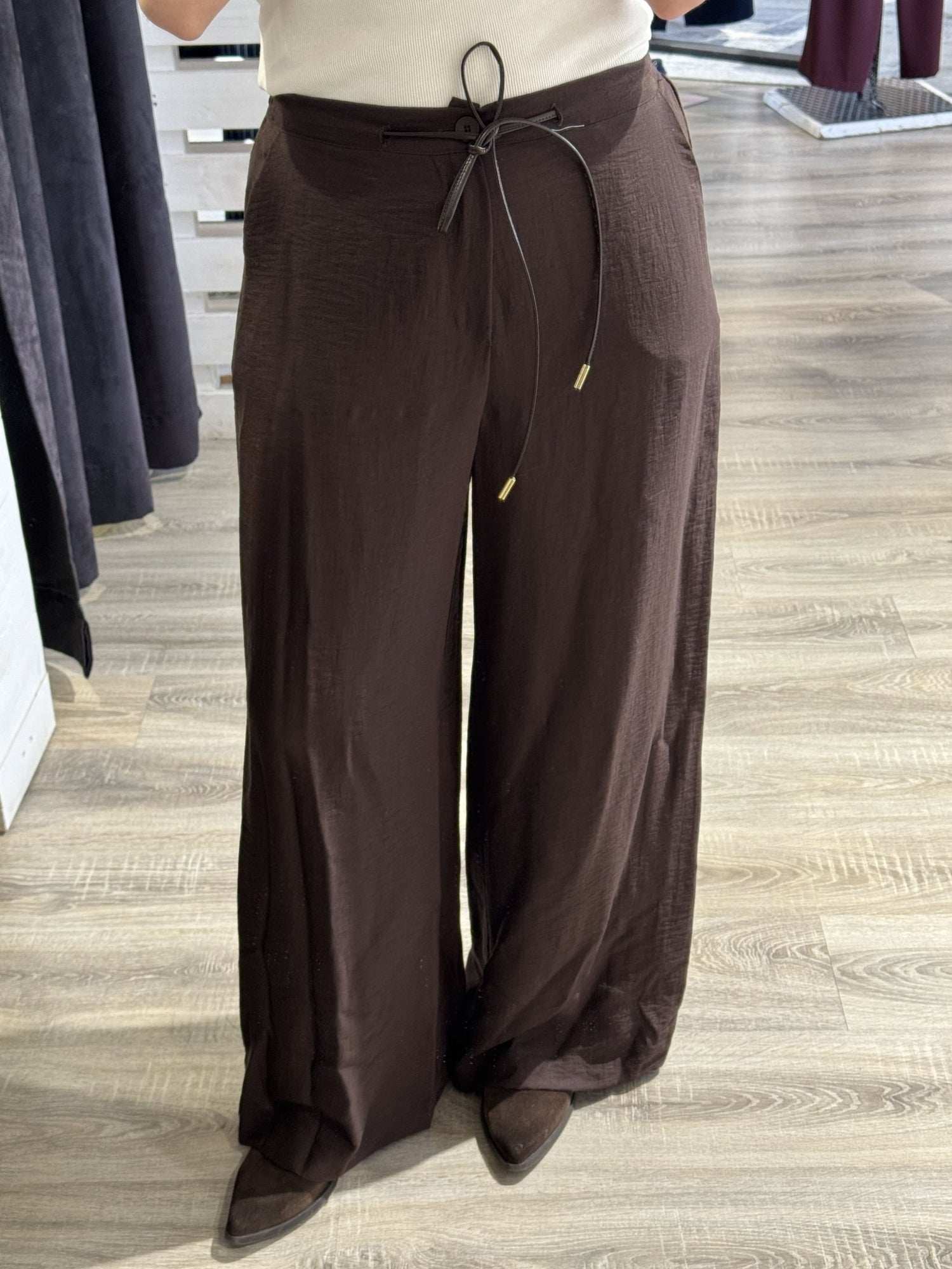 Pantalone gamba dritta con elastico e coulisse Susy Mix - GiuGiò | Shop online