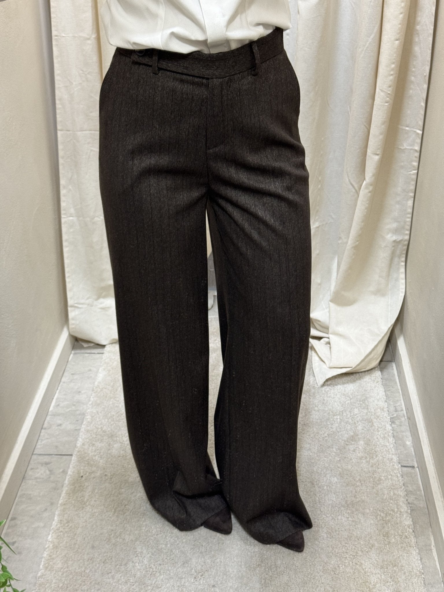 Pantalone gamba dritta gessato My - D - GiuGiò | Shop online