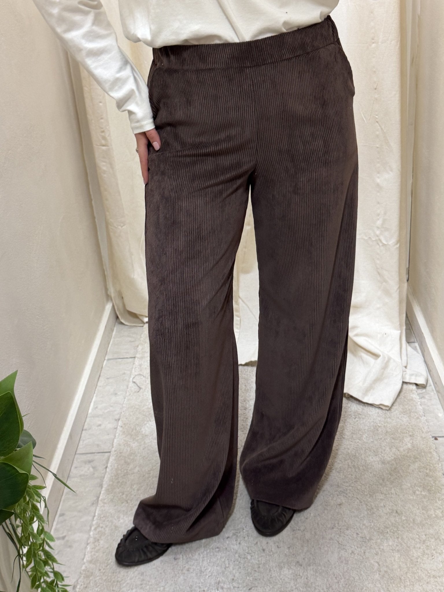 Pantalone gamba dritta in velluto rocciatore MyD - GiuGiò | Shop online