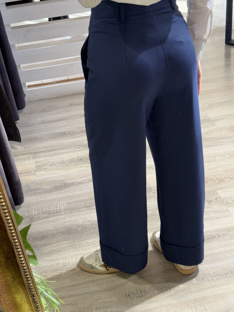 Pantalone gamba dritta maxi risvolto Dixie - GiuGiò | Shop online