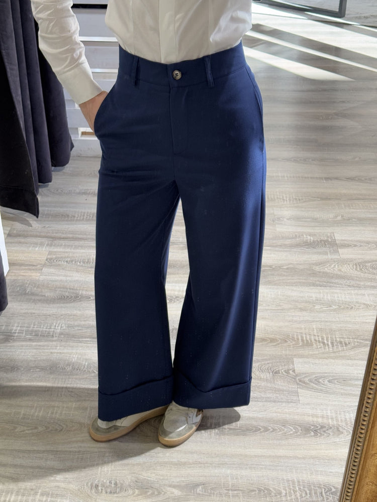 Pantalone gamba dritta maxi risvolto Dixie - GiuGiò | Shop online
