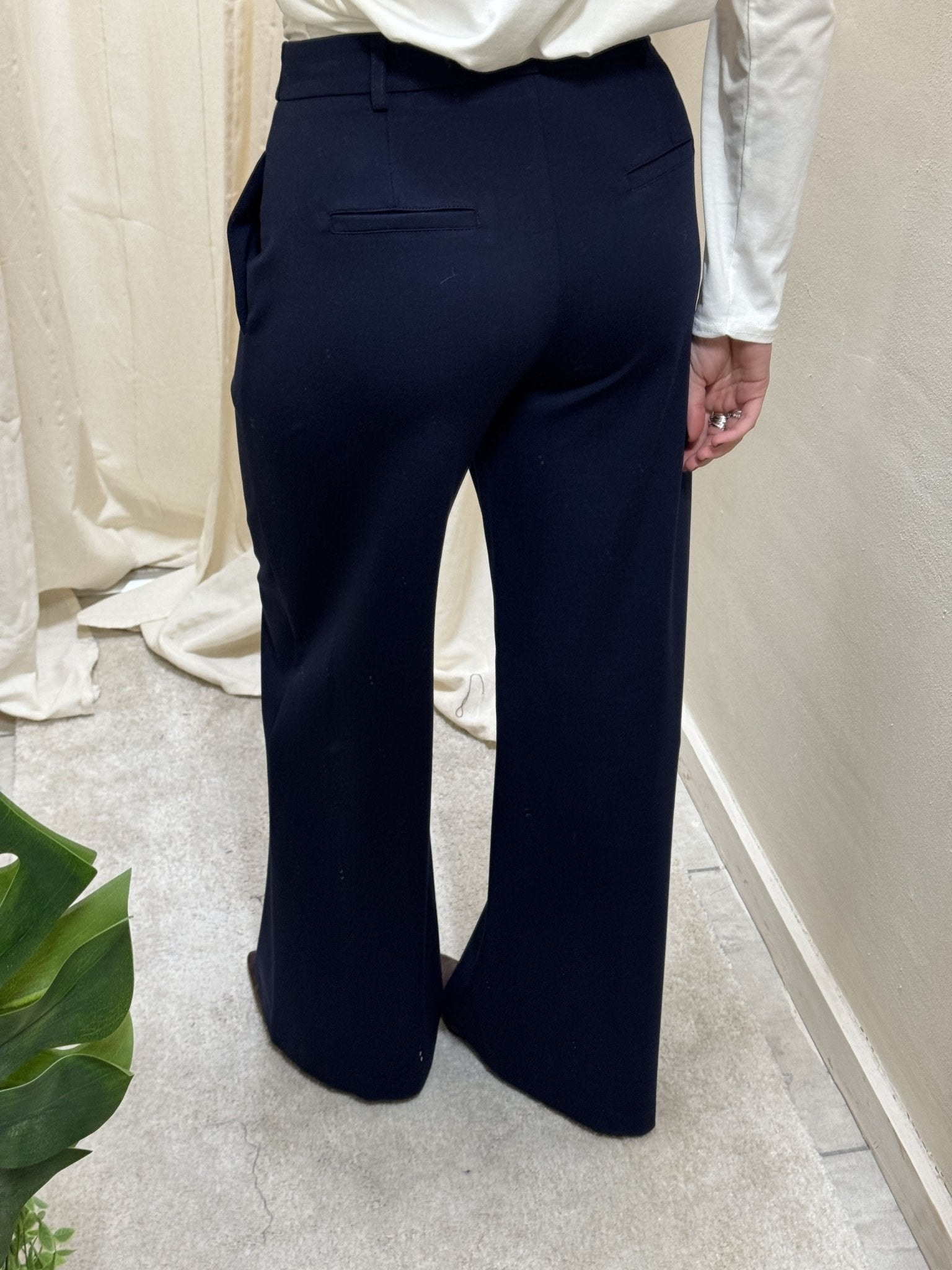 Pantalone gamba dritta punto milano Tensione In - GiuGiò | Shop online