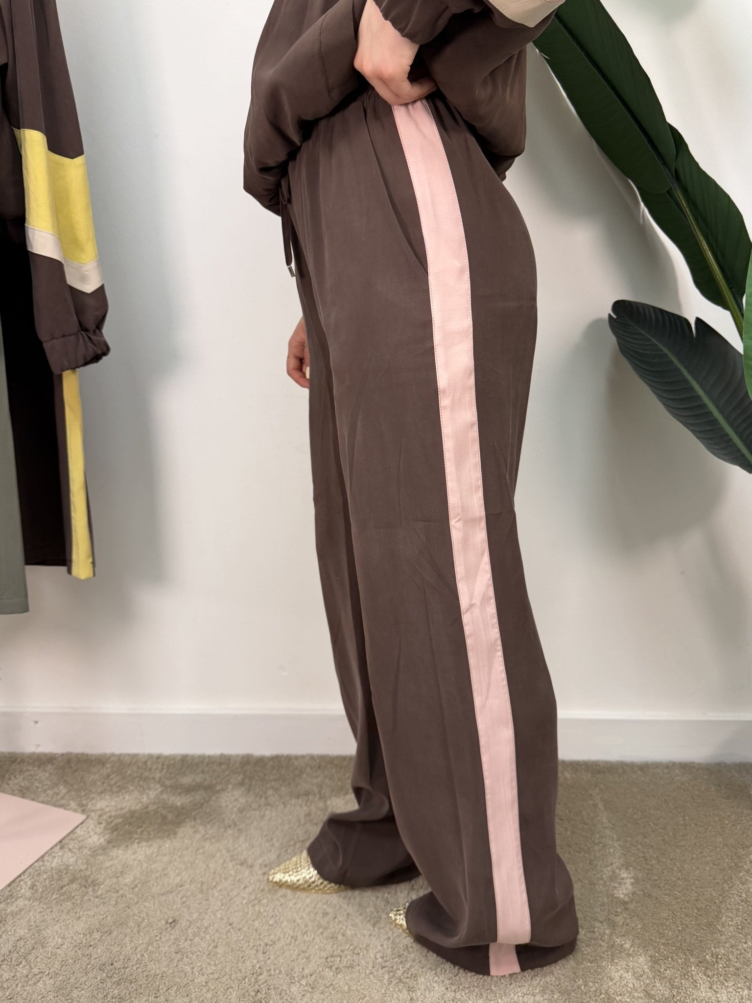 Pantalone in cupro banda laterale Tensione In - GiuGiò | Shop online