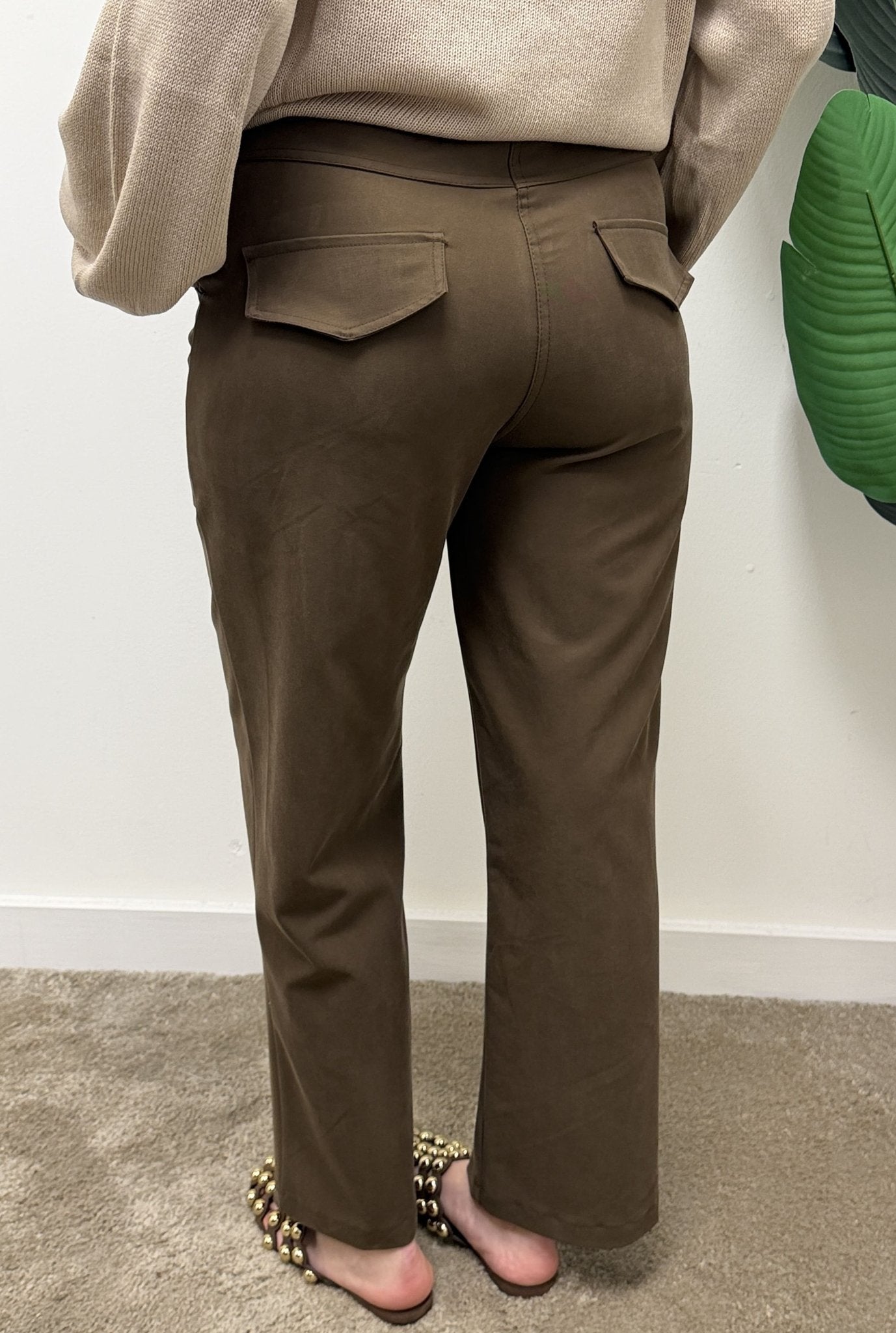 Pantalone in fustagno marrone MyD - GiuGiò | Shop online