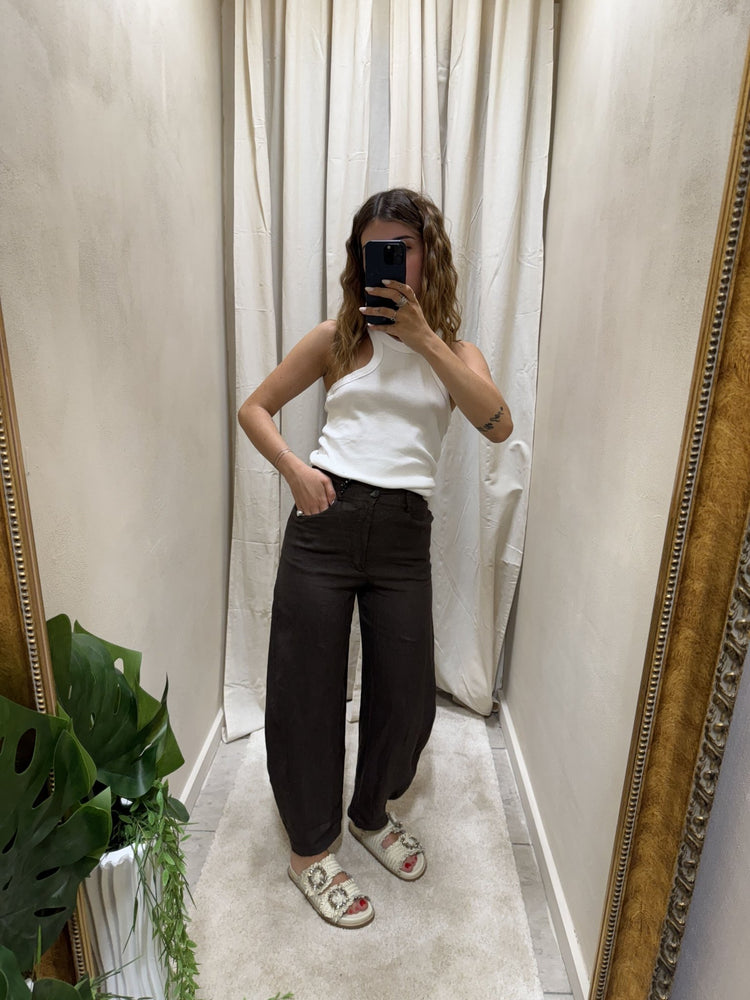Pantalone in lino mod. Barbara HaveOne - GiuGiò | Shop online