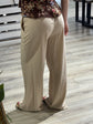 Pantalone in viscosa mod. gamba dritta Tensione In - GiuGiò | Shop online