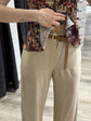 Pantalone in viscosa mod. gamba dritta Tensione In - GiuGiò | Shop online