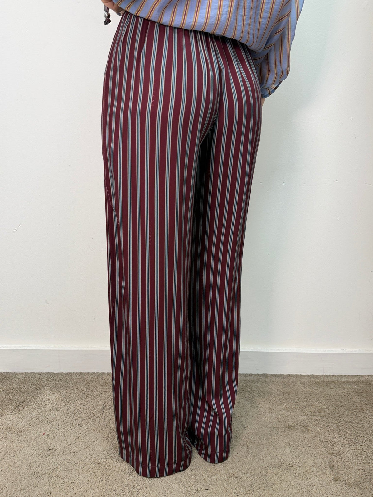 Pantalone in viscosa stampa righe Nomad by HaveOne - GiuGiò | Shop online