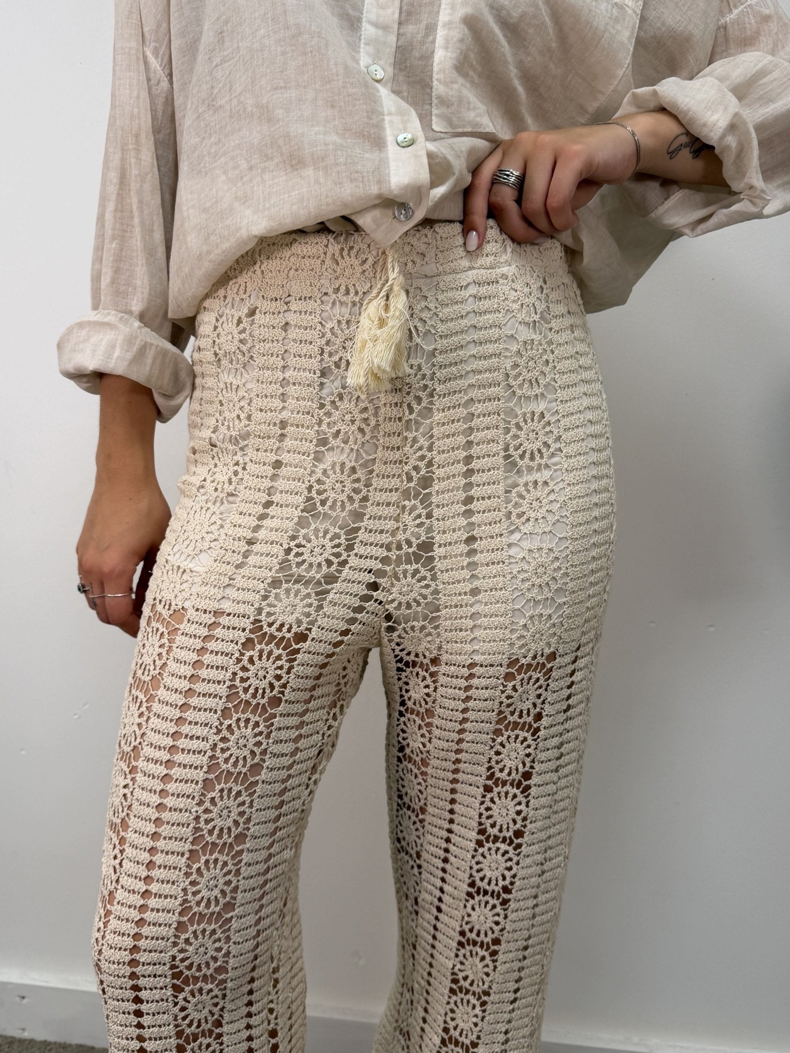 Pantalone lungo in crochet HaveOne - GiuGiò | Shop online