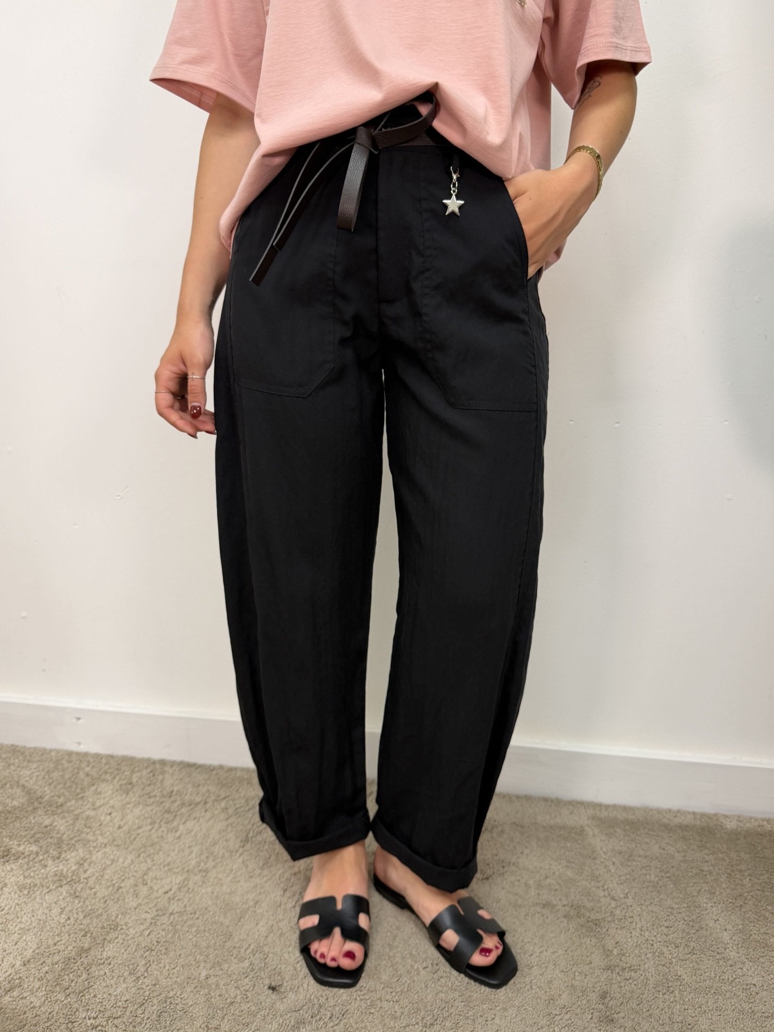 Pantalone mod. Stellina in lyocell Susy Mix - GiuGiò | Shop online