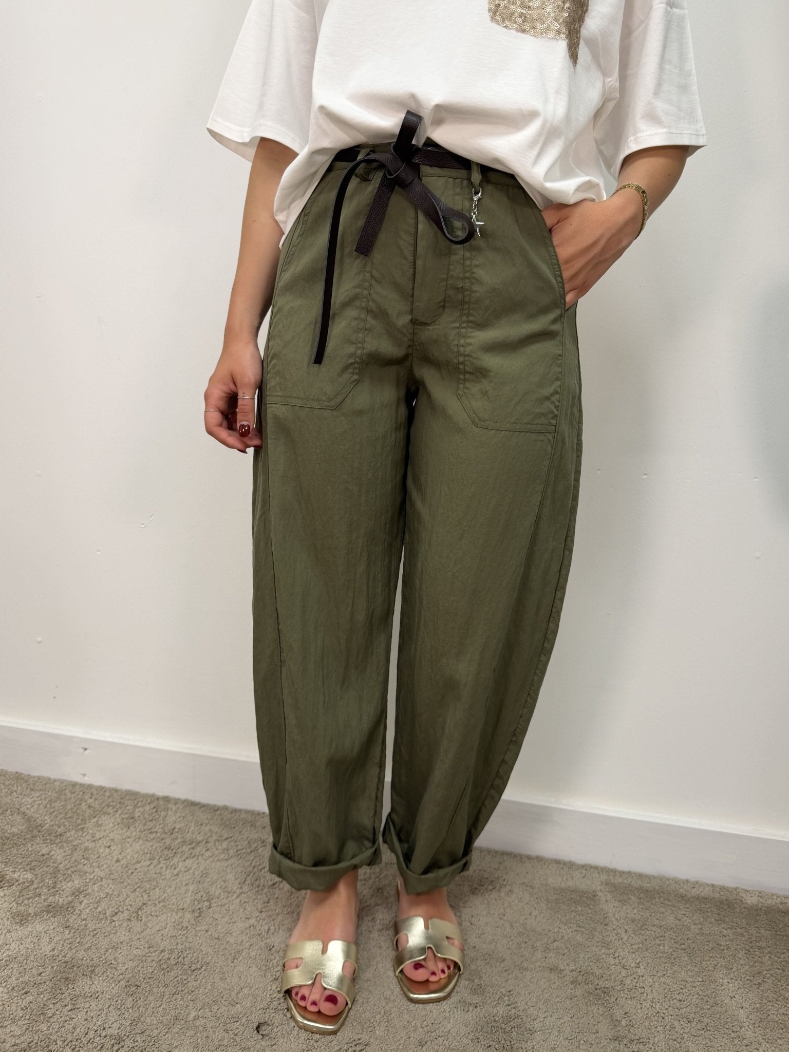 Pantalone mod. Stellina in lyocell Susy Mix - GiuGiò | Shop online
