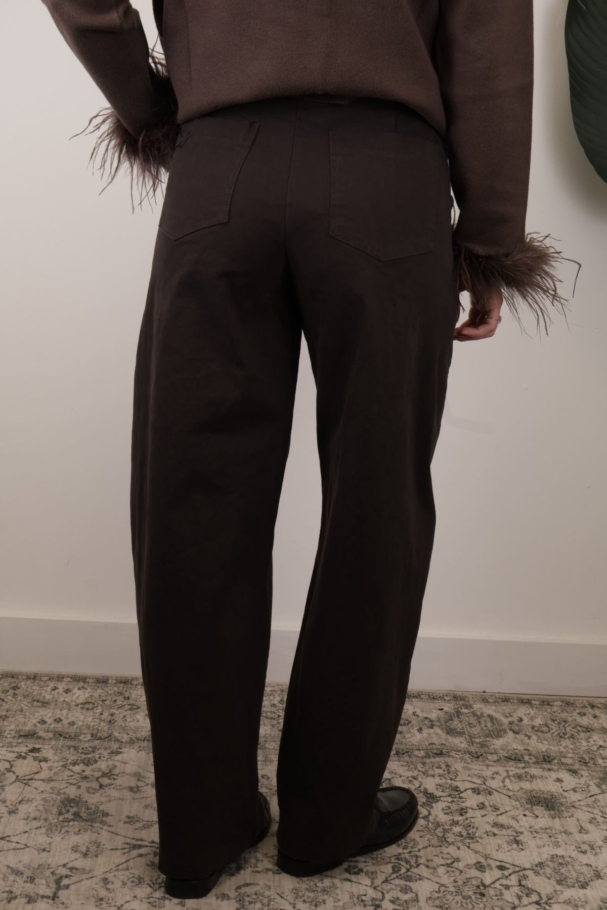 Pantalone ovetto in cotone gabardine MyD - GiuGiò | Shop online