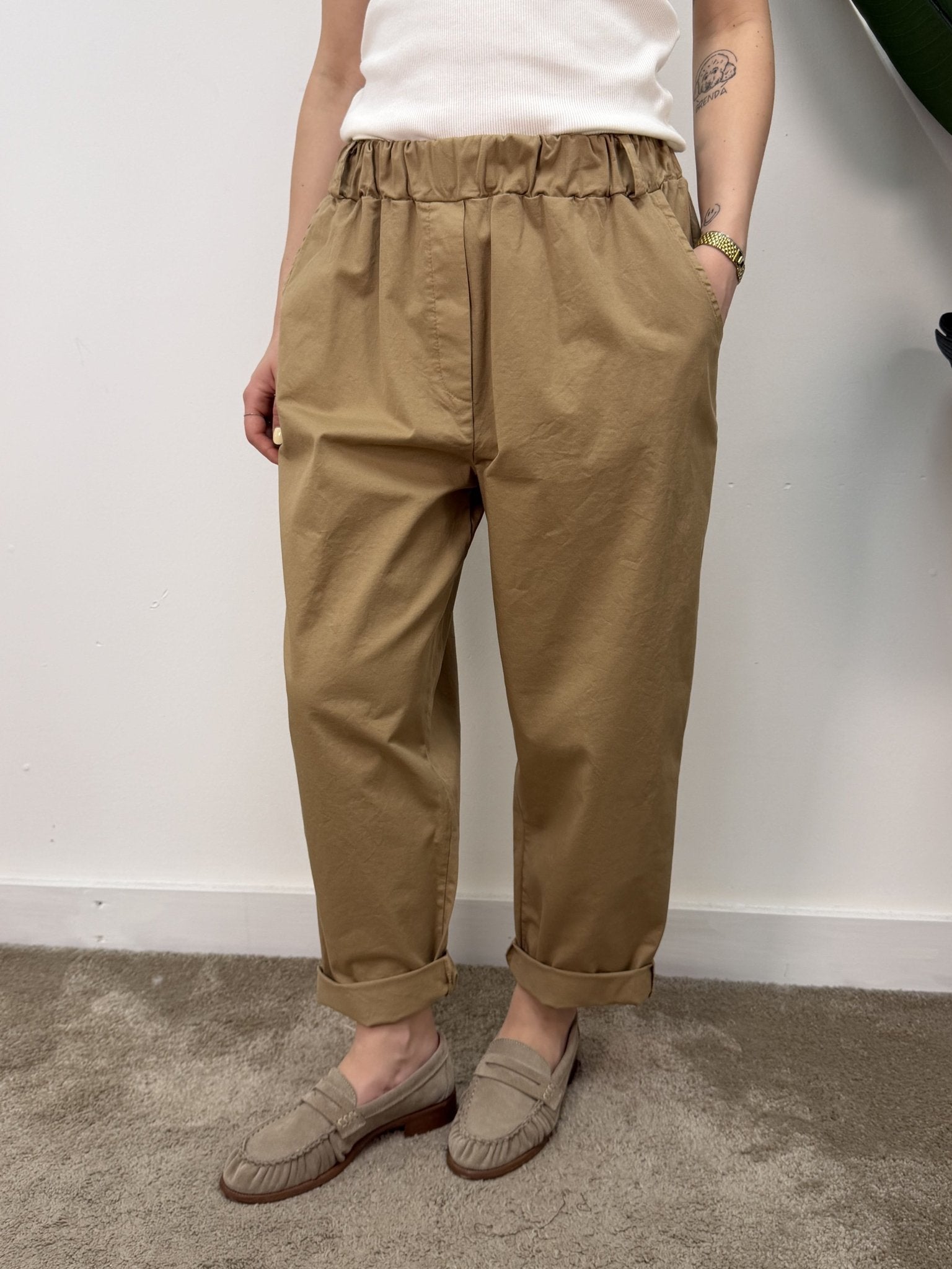 Pantalone ovetto in cotone MyD - GiuGiò | Shop online