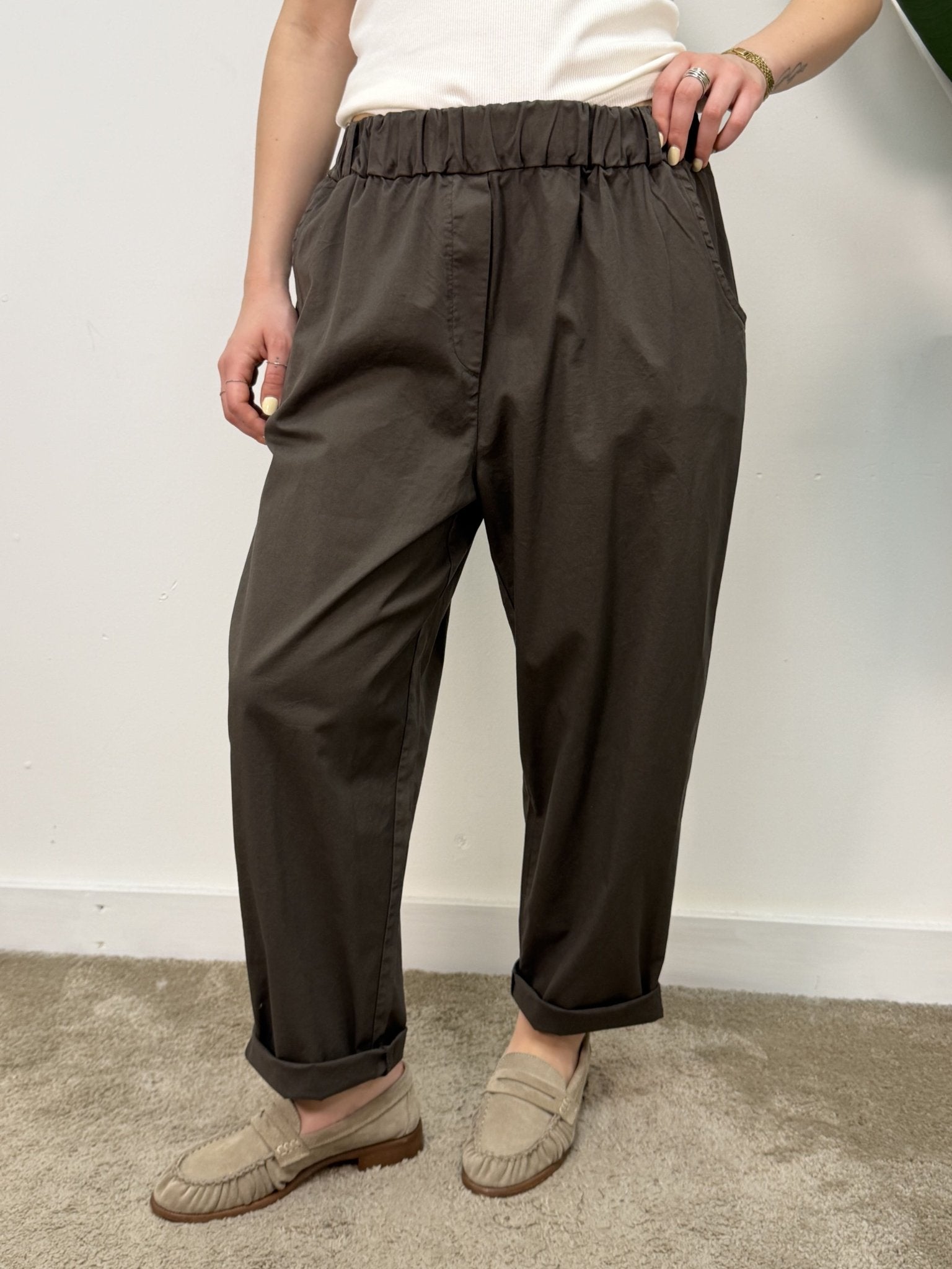 Pantalone ovetto in cotone MyD - GiuGiò | Shop online