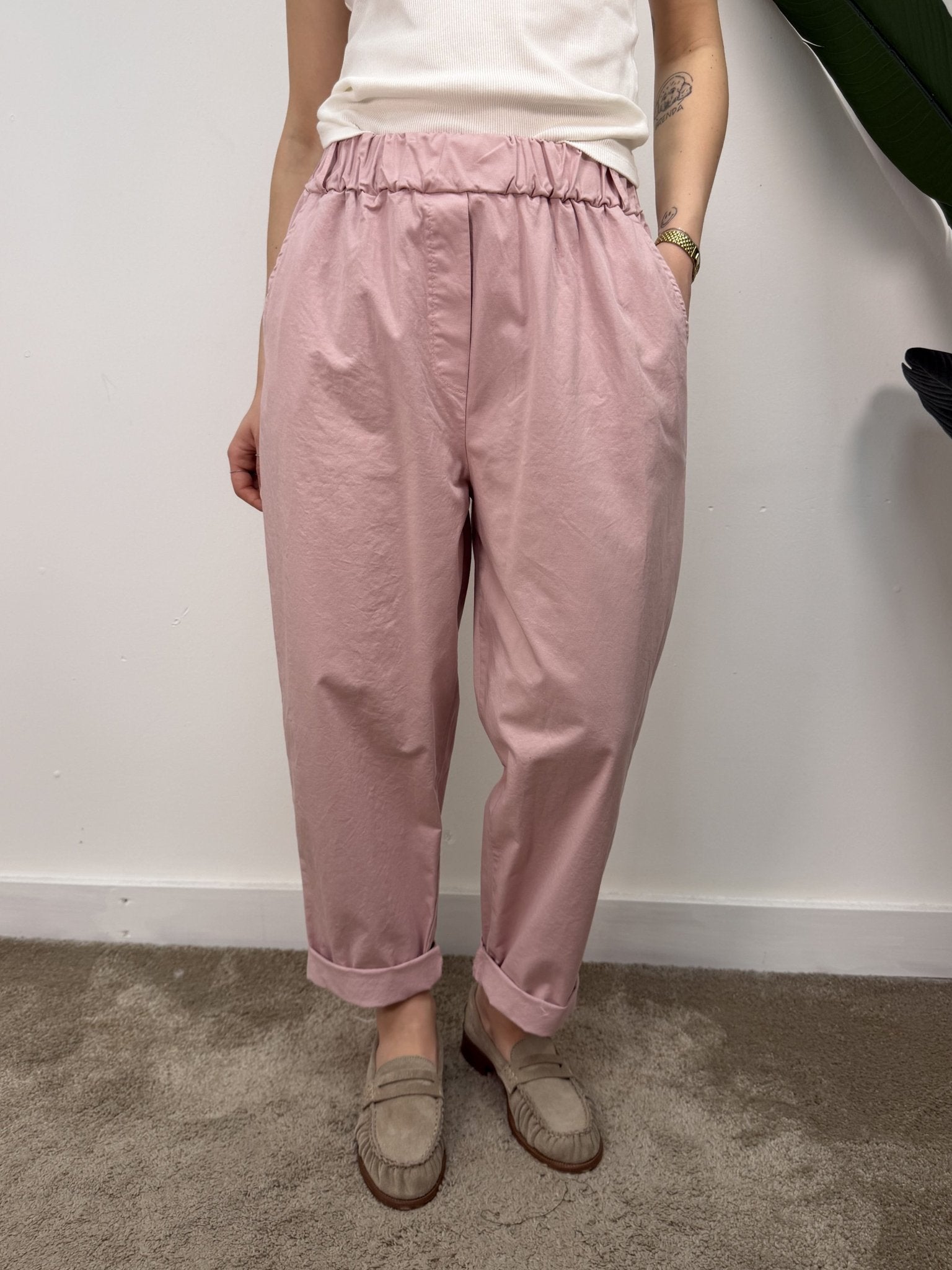 Pantalone ovetto in cotone MyD - GiuGiò | Shop online