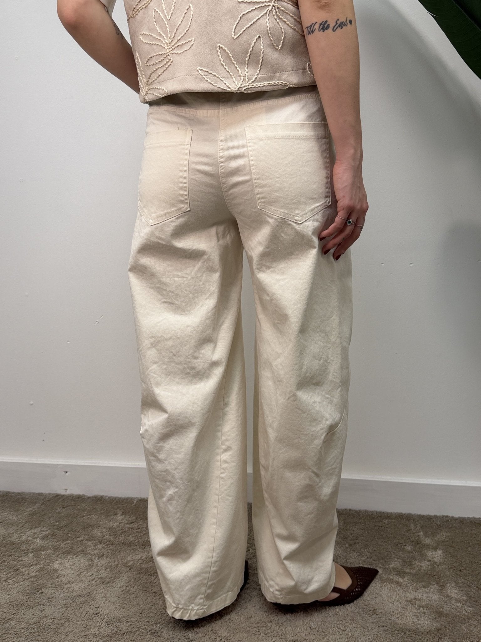Pantalone ovetto in cotone Susy Mix - GiuGiò | Shop online