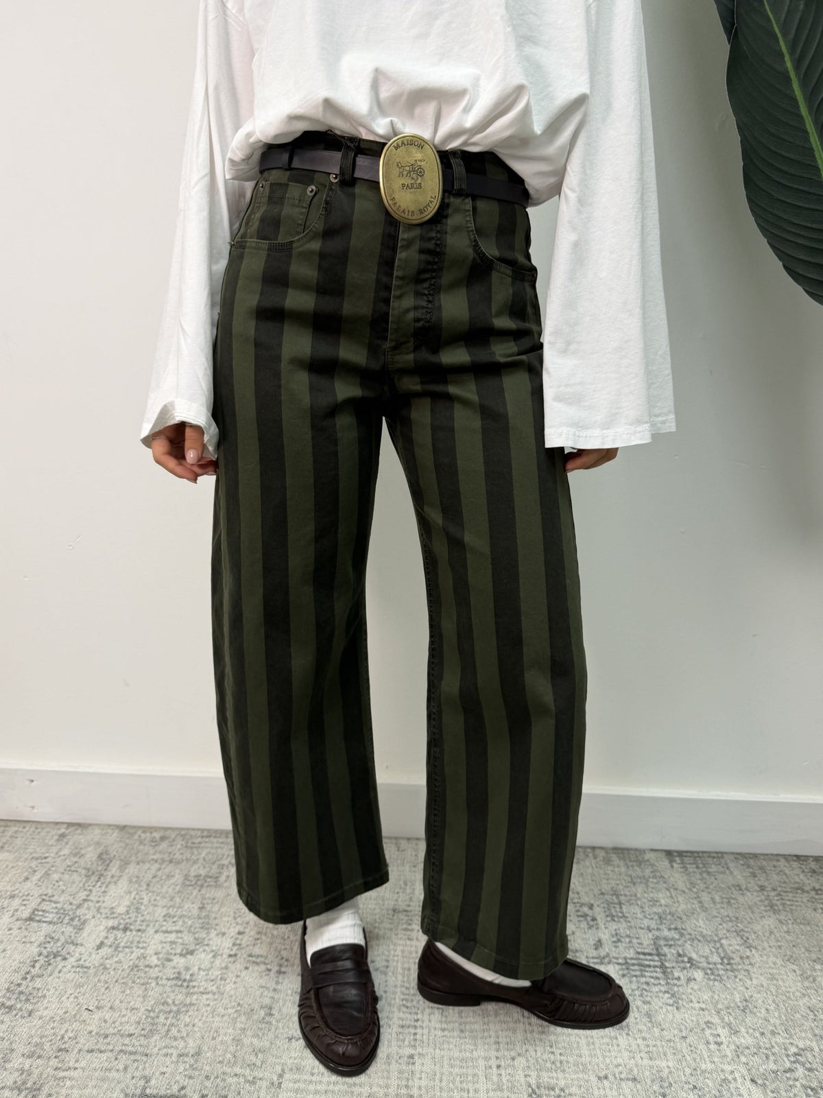 Pantalone ovetto righe larghe Tensione In - GiuGiò | Shop online