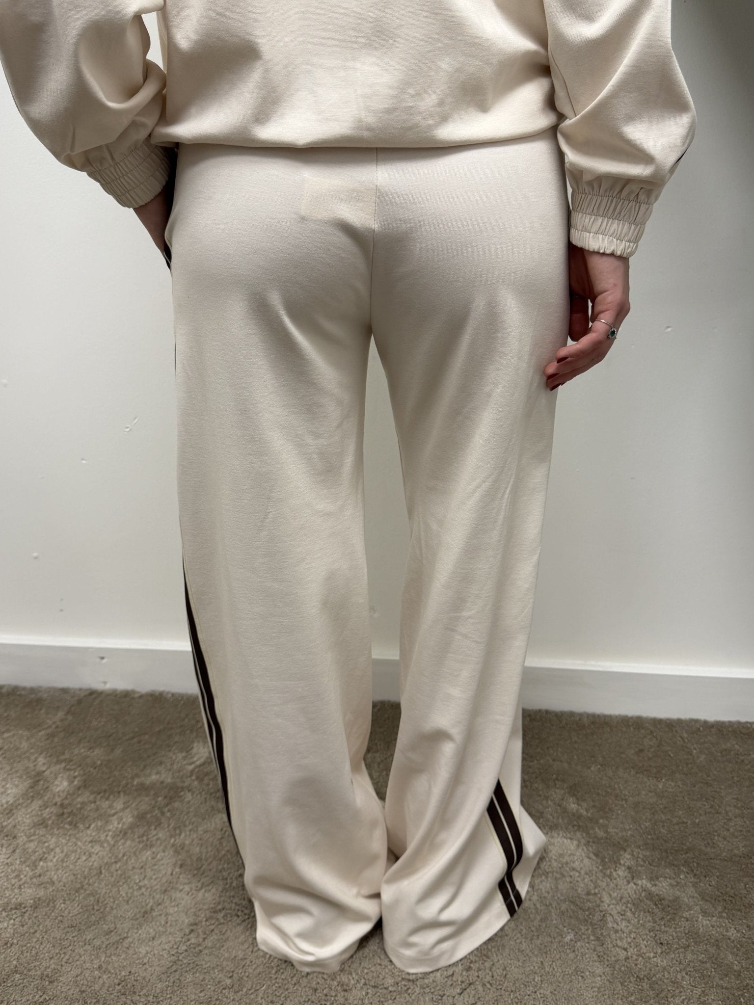 Pantalone palazzo con bande laterali Susy Mix - GiuGiò | Shop online