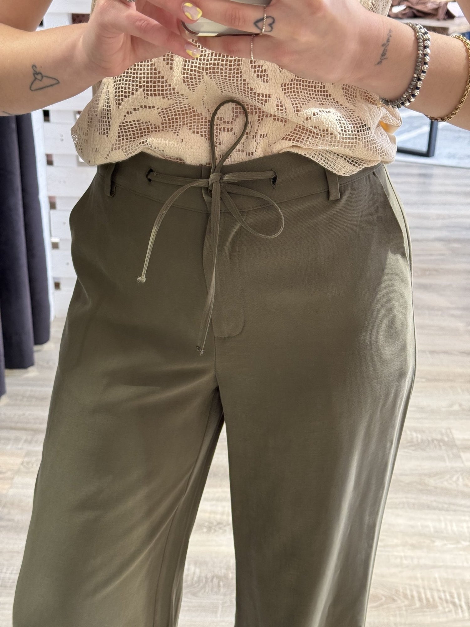 Pantalone palazzo con coulisse Zahjr - GiuGiò | Shop online