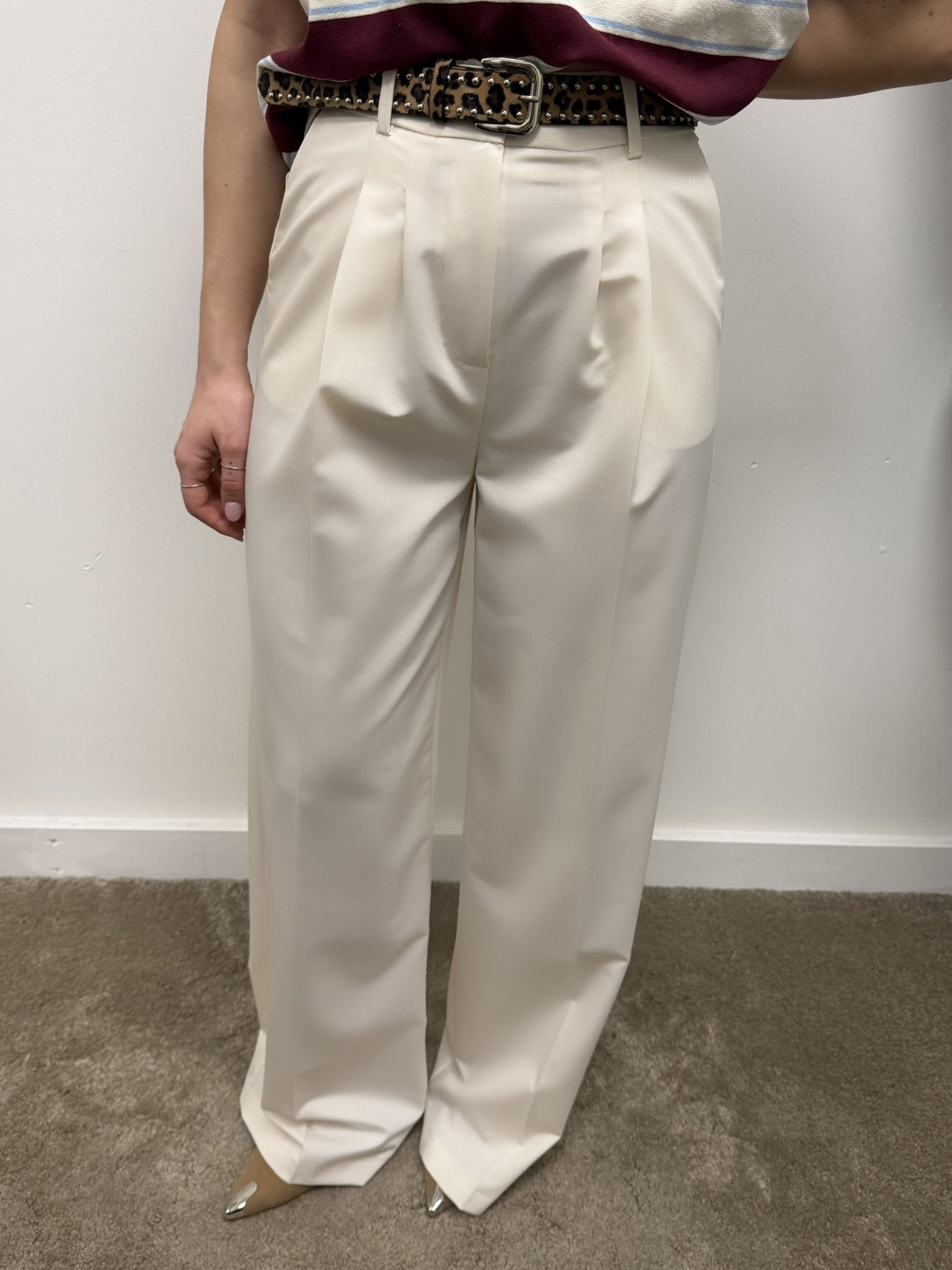 Pantalone palazzo con pinces MyD - GiuGiò | Shop online